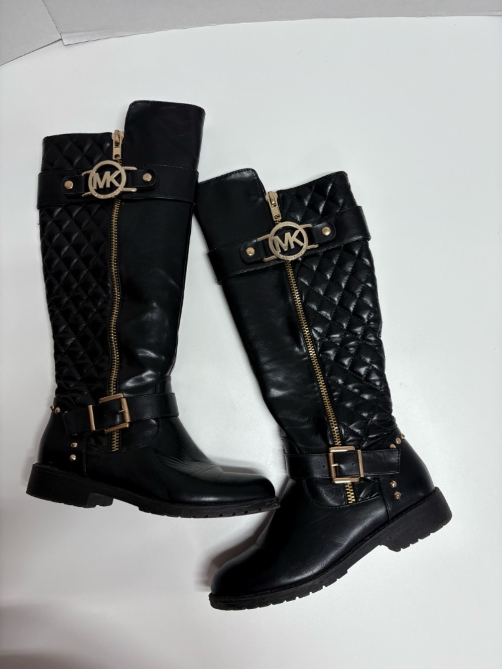 Michael Kors Knee High Black Riding Boots‎ - Size 8. - Picture 3 of 13